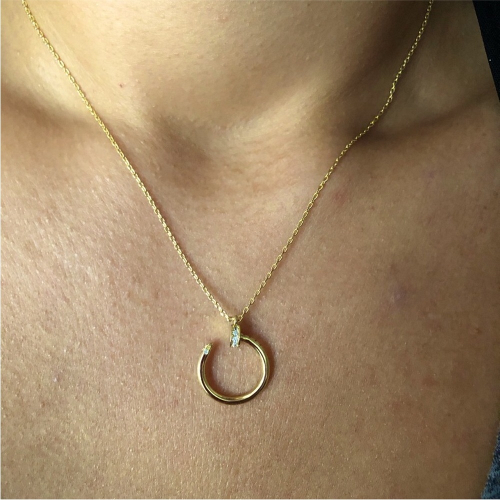 The Nail Pendant Necklace